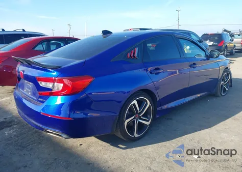 2022 Honda Accord Sport z USA, uszkodzony, nr VIN 1HGCV1F37NA102310